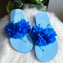 Load image into Gallery viewer, Y2K floral thong flip-flops