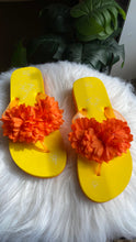 Load image into Gallery viewer, Y2K floral thong flip-flops
