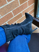 Load image into Gallery viewer, Leyla Heel Booties/ Black