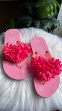 Load image into Gallery viewer, Y2K floral thong flip-flops