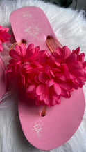 Load image into Gallery viewer, Y2K floral thong flip-flops