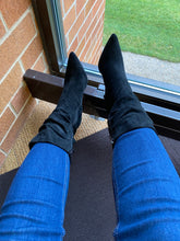 Load image into Gallery viewer, Leyla Heel Booties/ Black