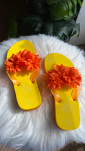 Load image into Gallery viewer, Y2K floral thong flip-flops