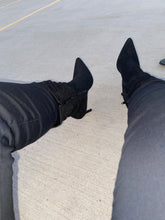 Load image into Gallery viewer, Leyla Heel Booties/ Black
