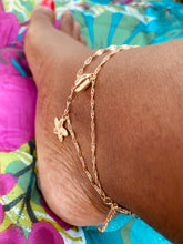 Load image into Gallery viewer, StarFish Layered Gold Anklet