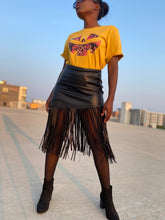 Load image into Gallery viewer, Heather Fringe Skirt