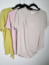 Load image into Gallery viewer, Loose Fit Knot Round Neck Top