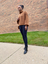 Load image into Gallery viewer, Chestnut Ballon Sleeve Sweater