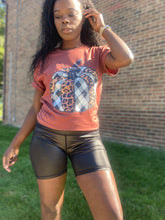 Load image into Gallery viewer, Metallic Black Midi Shorts