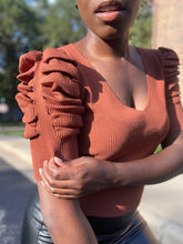 Load image into Gallery viewer, Effortless Crop Ballon Sleeve Sweater