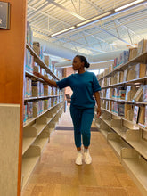 Load image into Gallery viewer, Teal Drop Shoulder 2-piece set