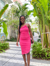 Load image into Gallery viewer, Pink Bodycon Dress