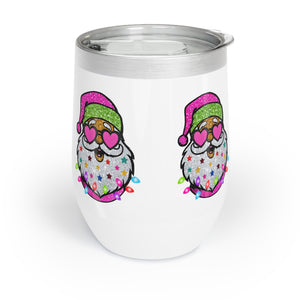 Pink Santa Chill Wine Tumbler