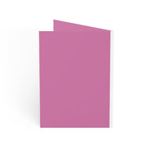 Load image into Gallery viewer, Pink Santa Greeting Cards (1, 10, 30, and 50pcs)
