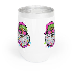 Pink Santa Chill Wine Tumbler