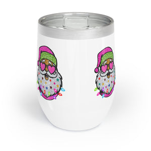 Pink Santa Chill Wine Tumbler
