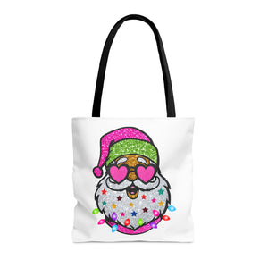 Pink Santa Tote Bag
