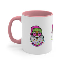 Load image into Gallery viewer, Pink Santa Accent Coffee Mug, 11oz
