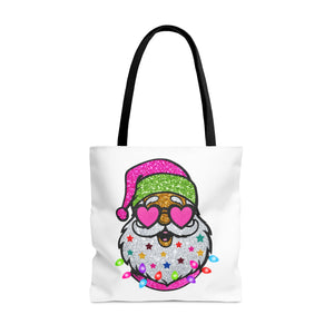 Pink Santa Tote Bag