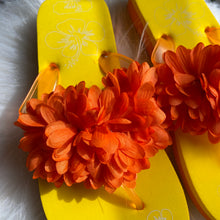 Load image into Gallery viewer, Y2K floral thong flip-flops
