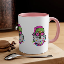 Load image into Gallery viewer, Pink Santa Accent Coffee Mug, 11oz
