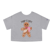 Load image into Gallery viewer, Sugar &amp; Spice Gingerbread Cropped T-Shirt
