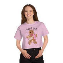 Load image into Gallery viewer, Sugar &amp; Spice Gingerbread Cropped T-Shirt
