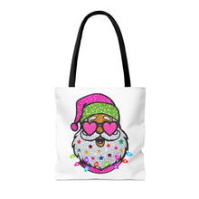 Load image into Gallery viewer, Pink Santa Tote Bag
