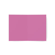 Load image into Gallery viewer, Pink Santa Greeting Cards (1, 10, 30, and 50pcs)
