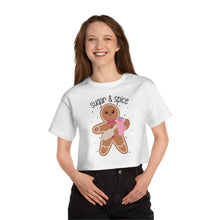 Load image into Gallery viewer, Sugar &amp; Spice Gingerbread Cropped T-Shirt
