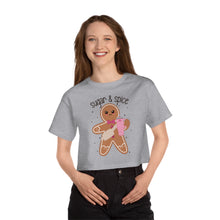 Load image into Gallery viewer, Sugar &amp; Spice Gingerbread Cropped T-Shirt

