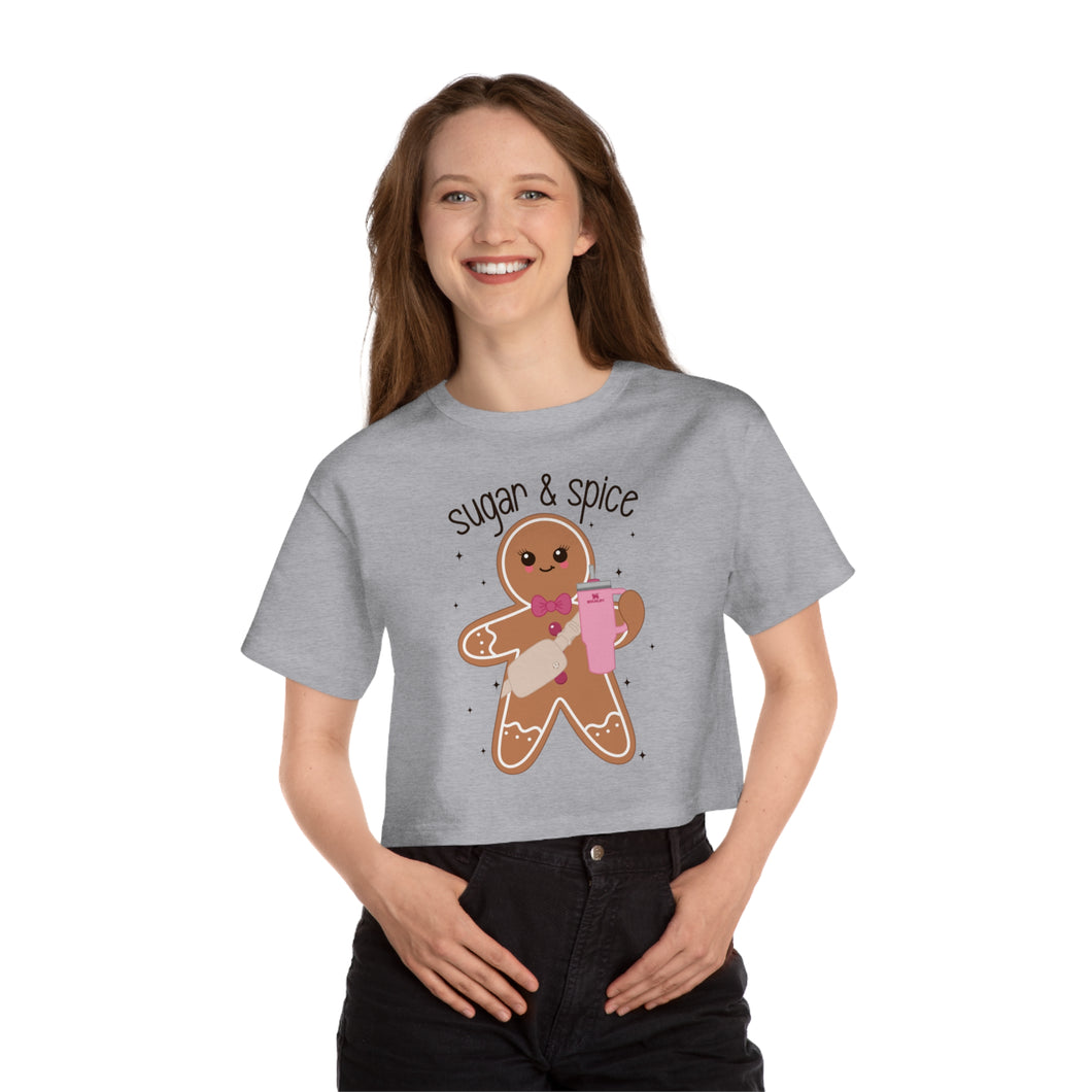 Sugar & Spice Gingerbread Cropped T-Shirt