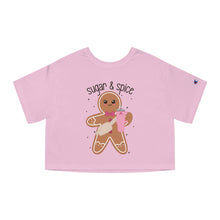 Load image into Gallery viewer, Sugar &amp; Spice Gingerbread Cropped T-Shirt
