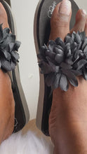 Load and play video in Gallery viewer, Y2K floral thong flip-flops

